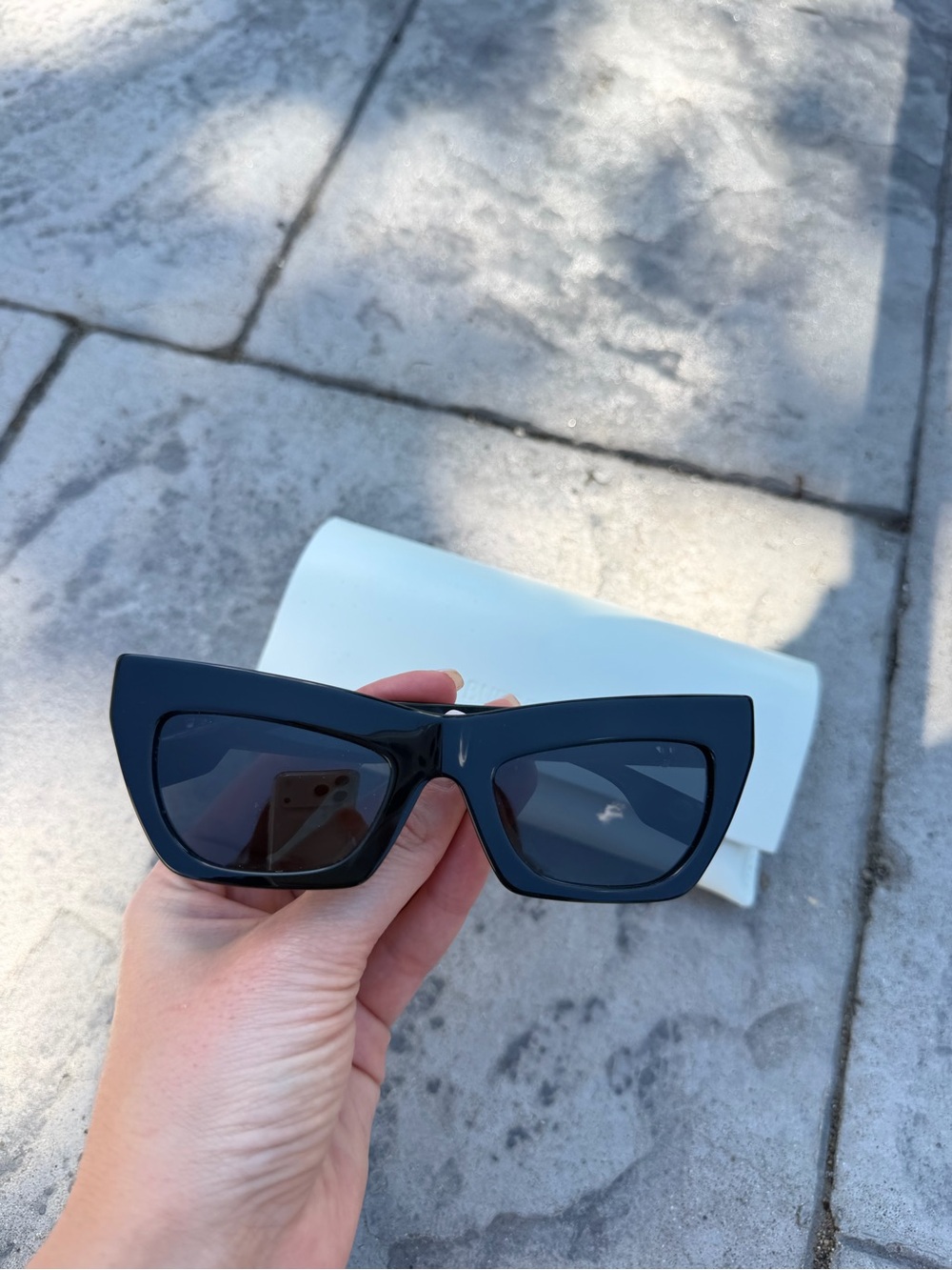 Burberry Black Cat-Eye Sunglasses for Women